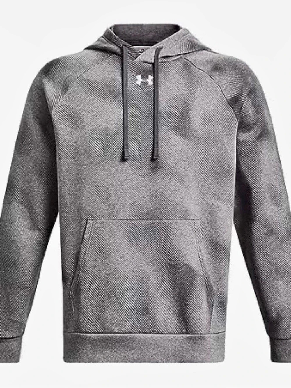 Under Armour Men's Rival Fleece Castle Rock Gray Hoodie NWT